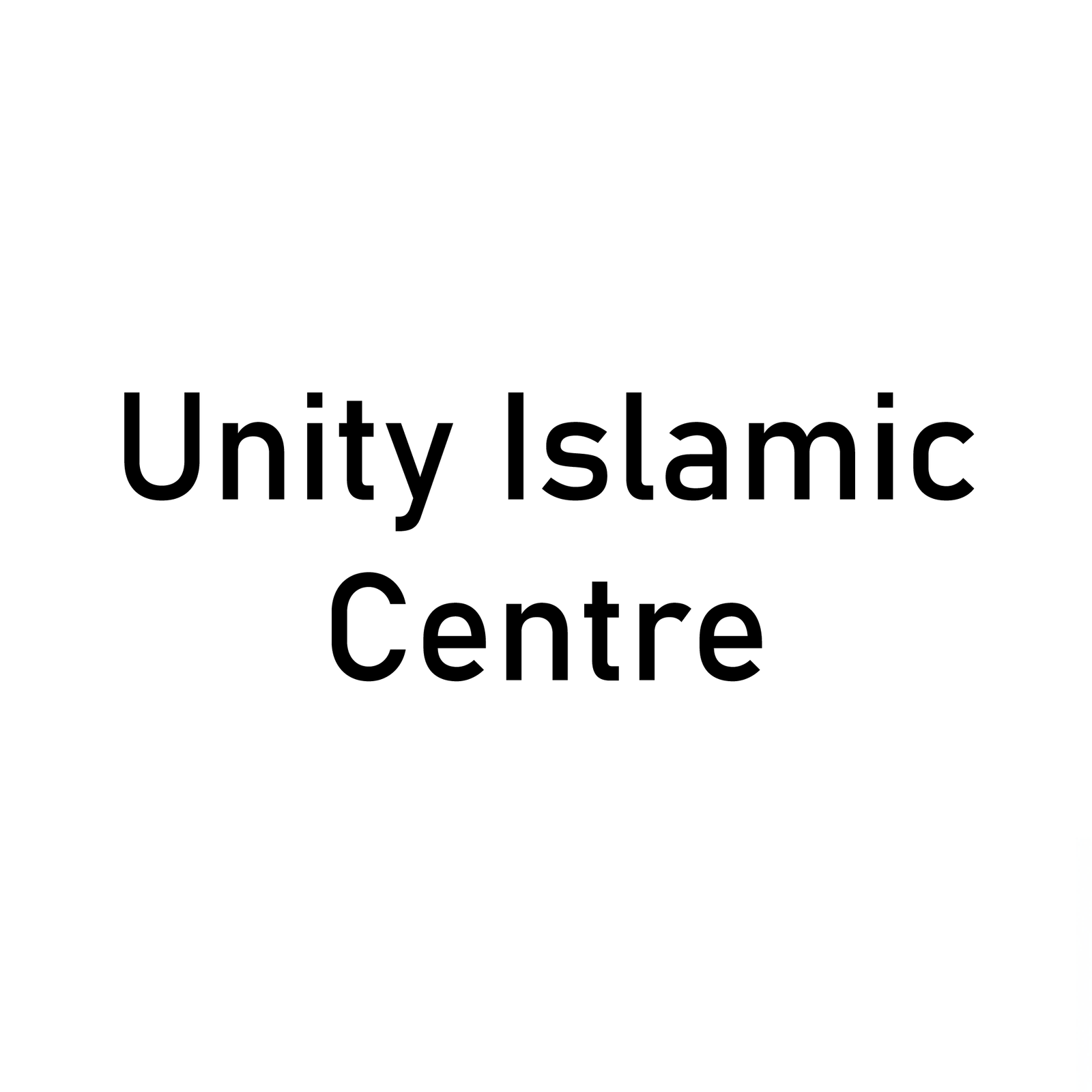 Unity Islamic Centre Logo